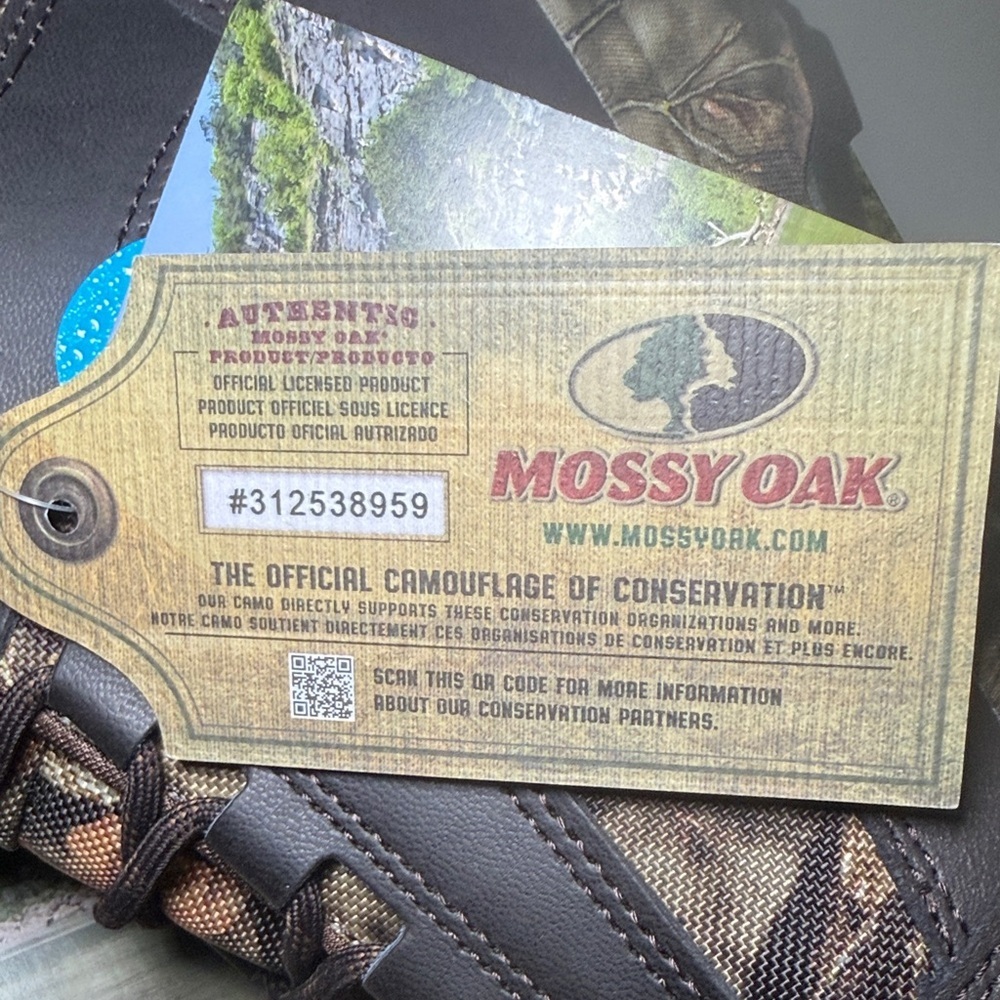 NEW! Ozark Trail Mossy Oak Men's Camo Hunting Boots Size 13 - Picture 16 of 16